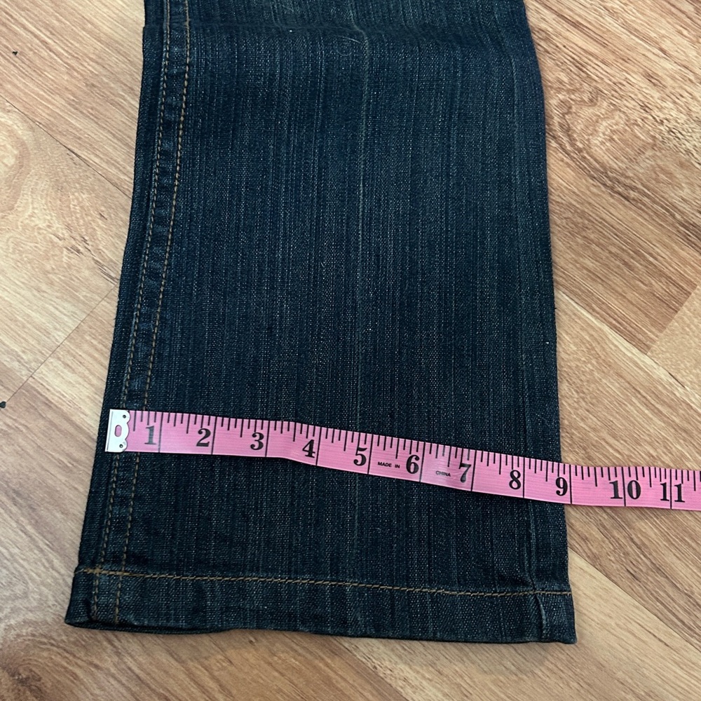 Touch by Alyssa Milano Chicago Bears Flared Boot Cut 8 NFL Embroidered Pockets - Picture 16 of 16